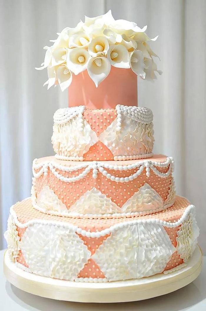 Summer Wedding Cake. 