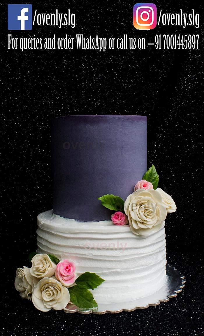 1: Anniversary Rose Cake 