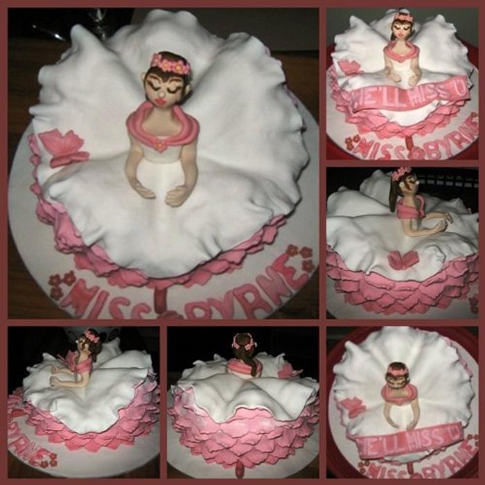 Ballerina Cake.