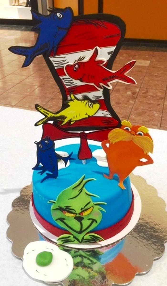 Dr. Seuss Demo Cake