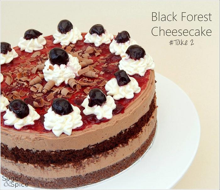 Black Forest Wedding Cheesecake