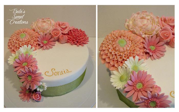 Pretty Flower Cake