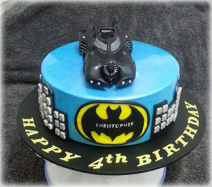 Batmobile cake