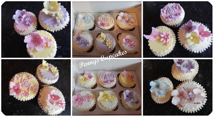 mothers day cupcakes