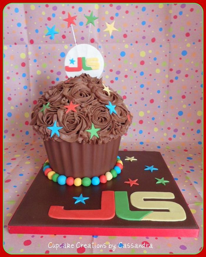 JLS Giant Cupcake