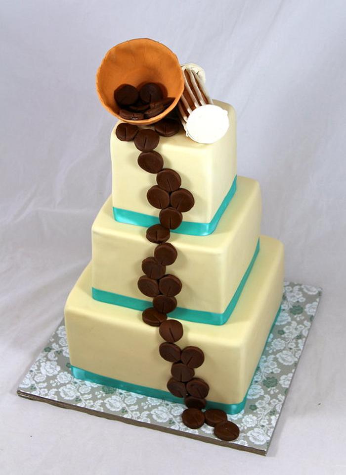 Nigerian engagement cake