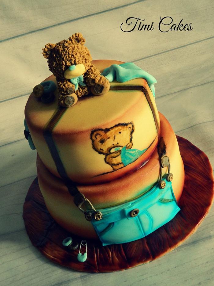 teddy cake