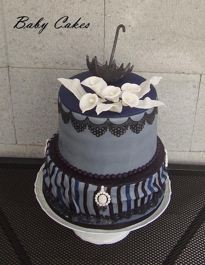 Wedding gothic cake