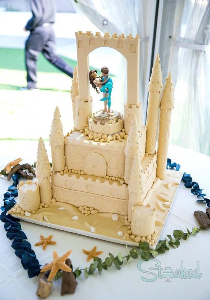 SandCastle Wedding Cake