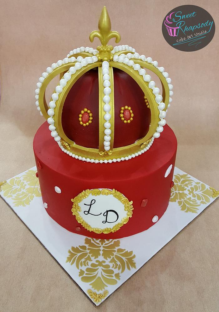 Royal crown cake