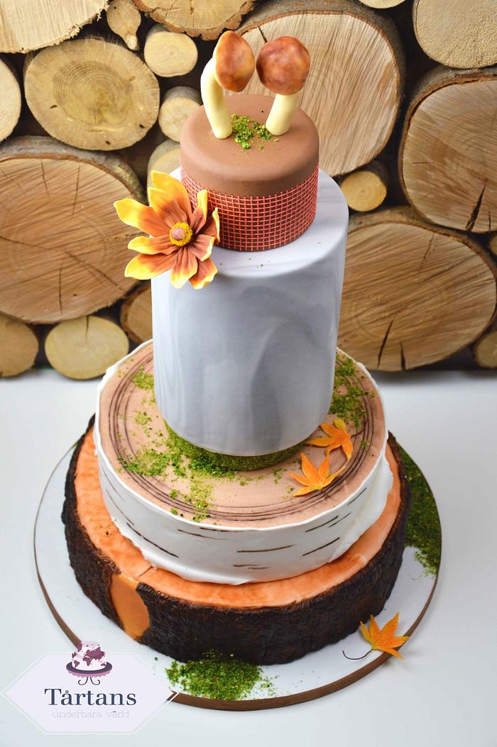 Autumn cake for a competition