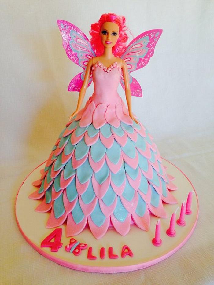 Order Barbi Doll Cake Online From ART OF HAPPINESS ONLINE CAKE SHOP,SARAN