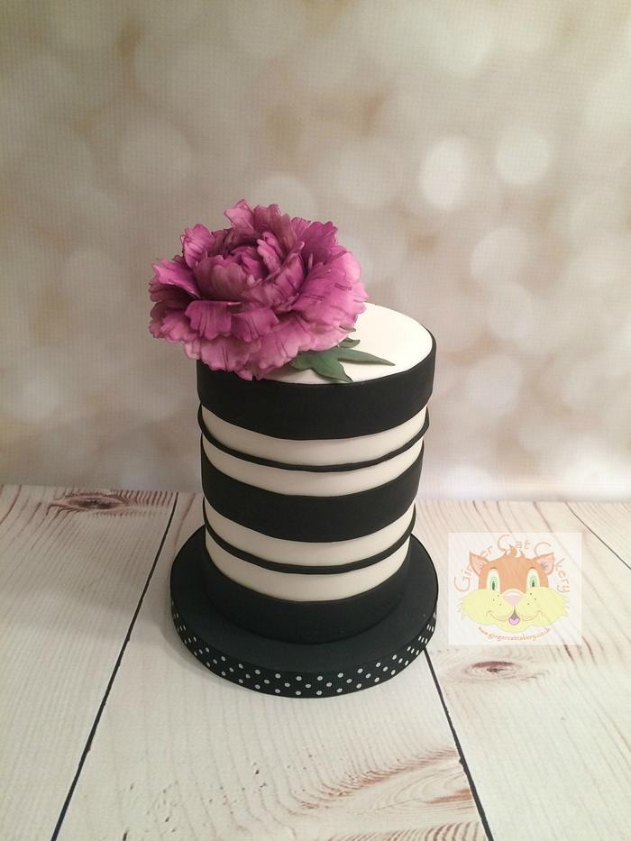 Little striped cake