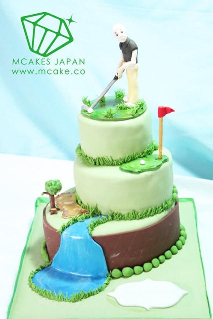 golf image cake