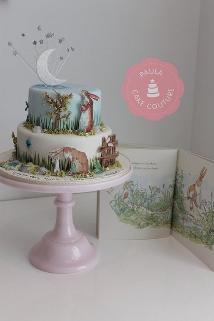 'Guess how much a love you' story book cake