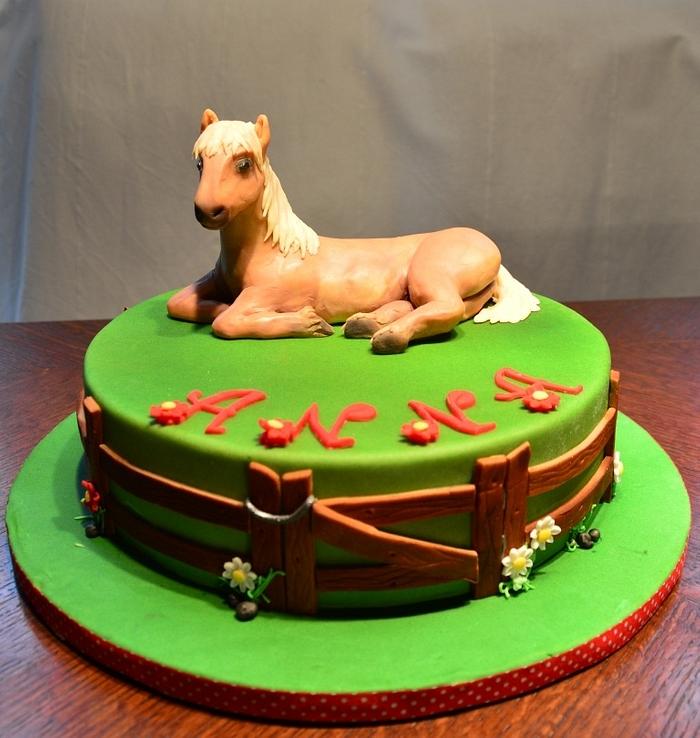 Haflinger Horse Cake