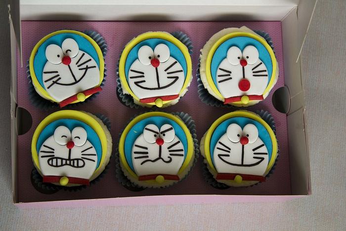 Doraemon cupcakes