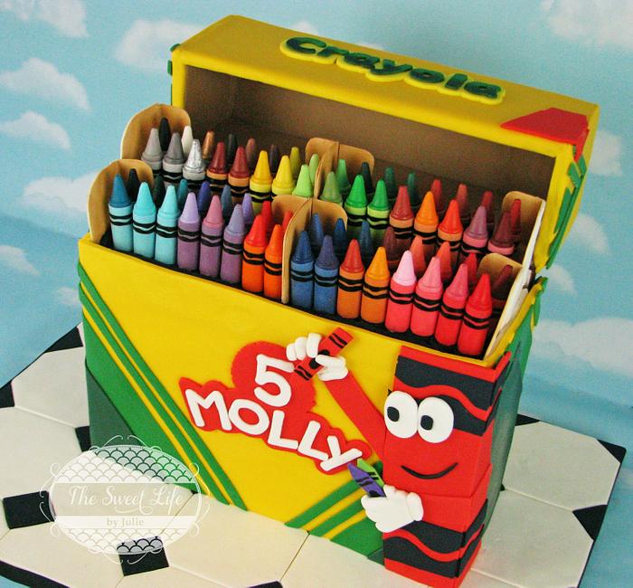 Crayola Crayons Cake