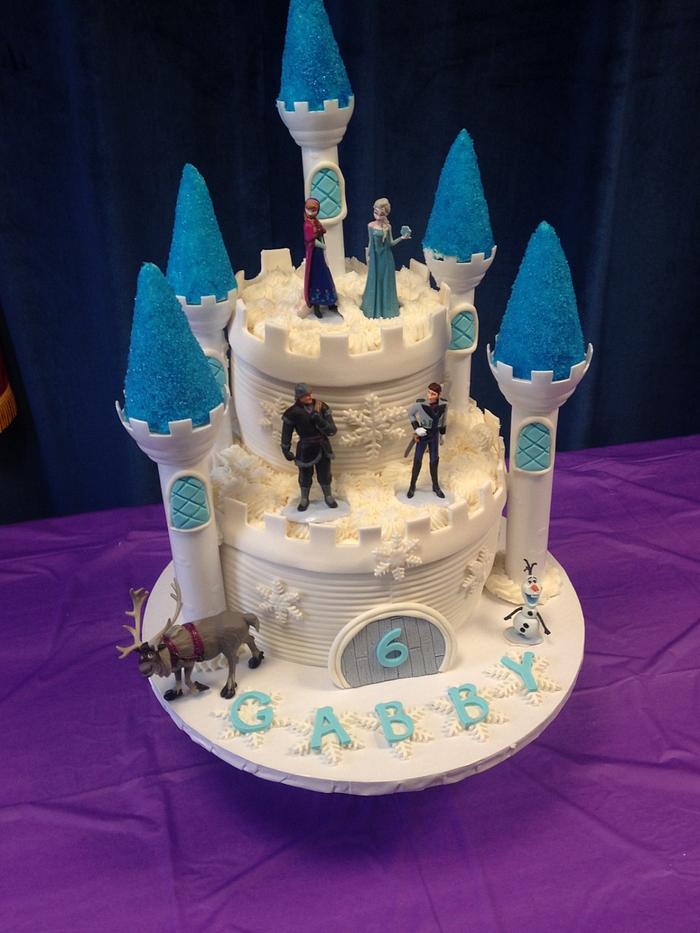 My Grand-daughter's Frozen Birthday Cake 