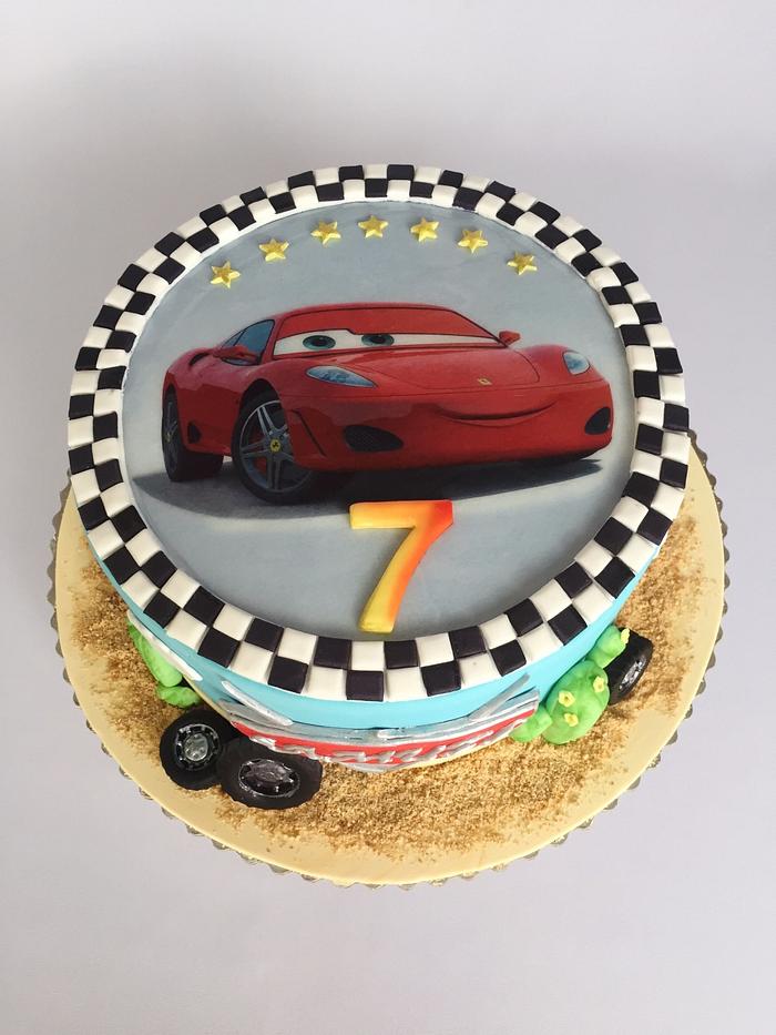 McQueen birthday cake  