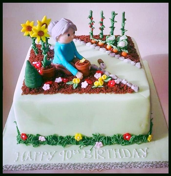 Garden cake 