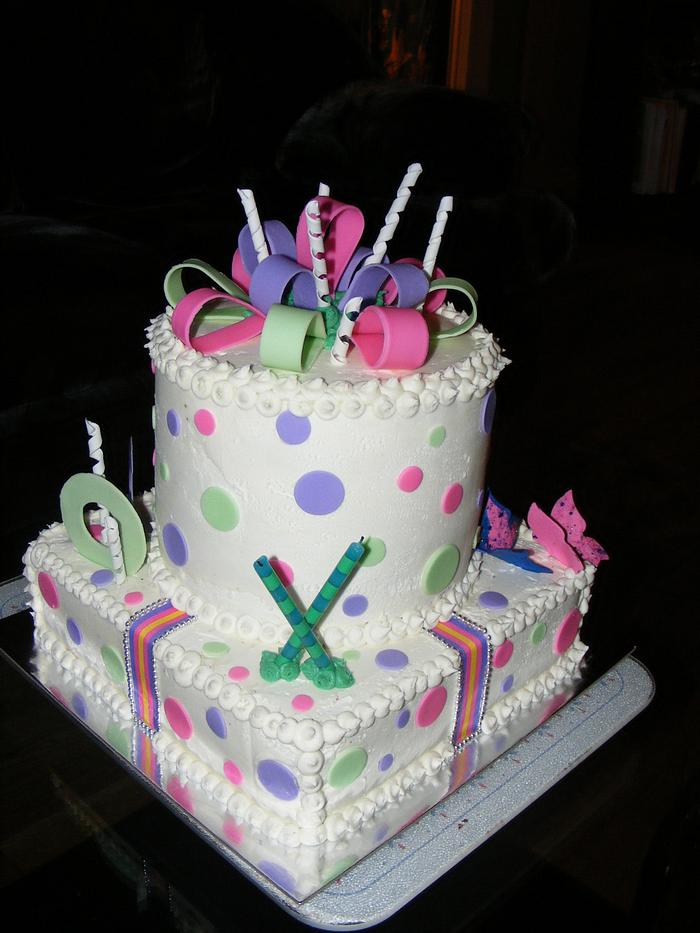 POLKA DOT BIRTHDAY CAKE
