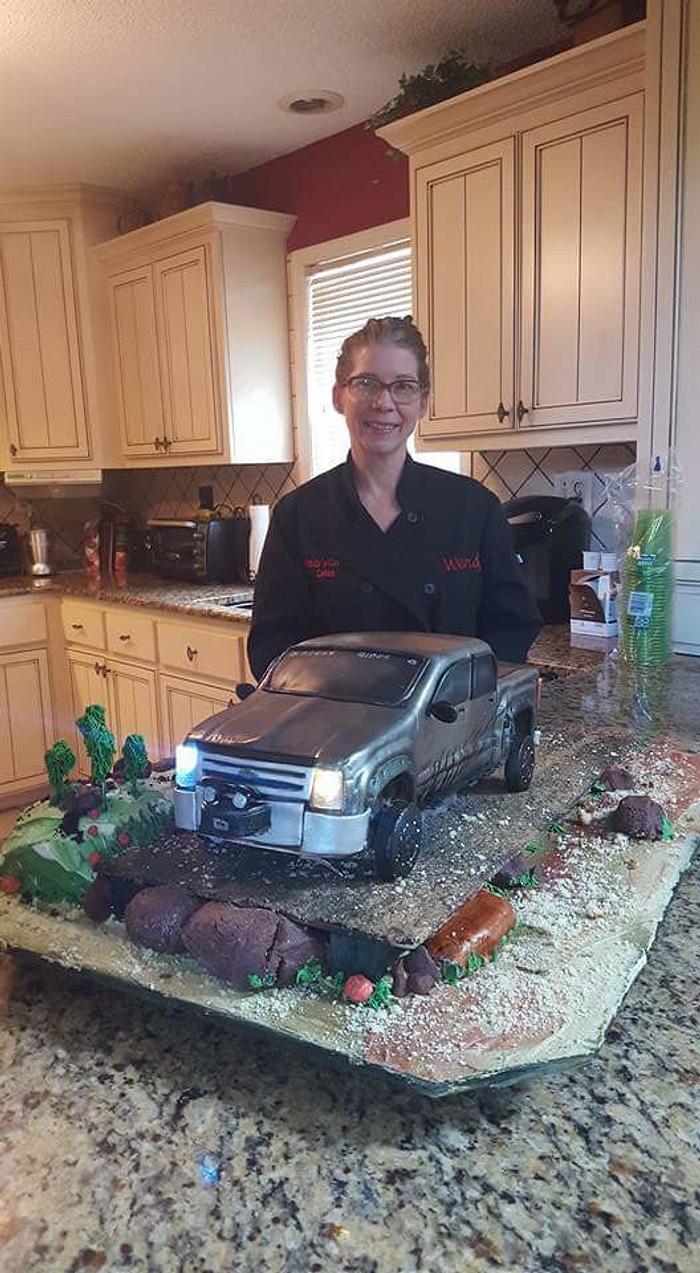 Chevy Pickup Truck Cake