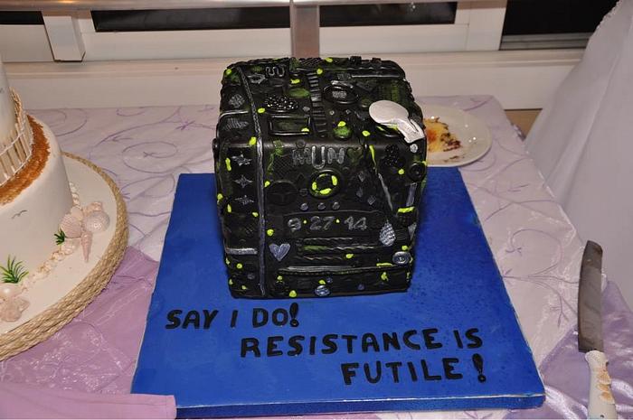 Star Trek Borg Cake