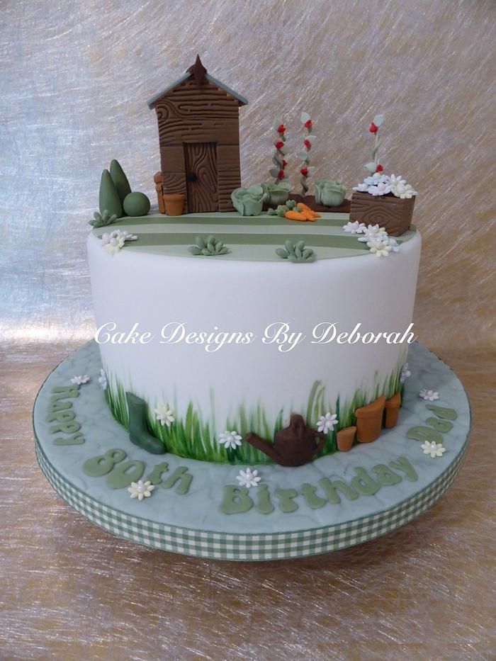 Gardener Birthday Cake