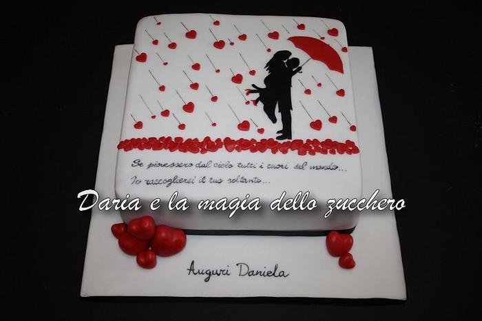 Silhouette cake song Tiziano Ferro