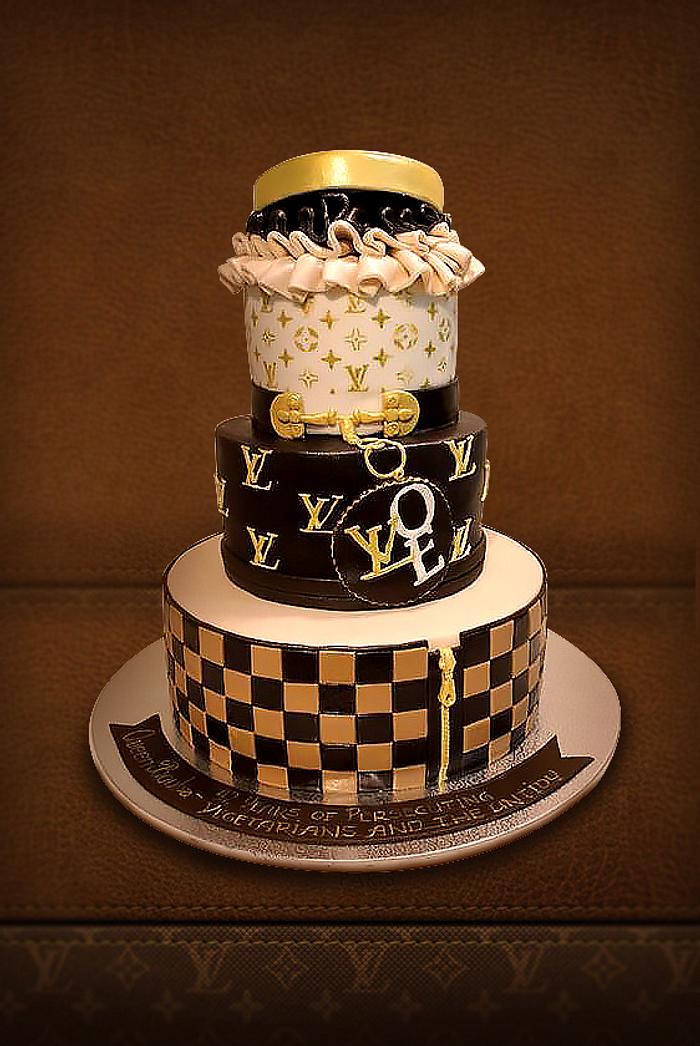 Louis Vuitton Cake - Decorated Cake by Cakes by Verity - CakesDecor