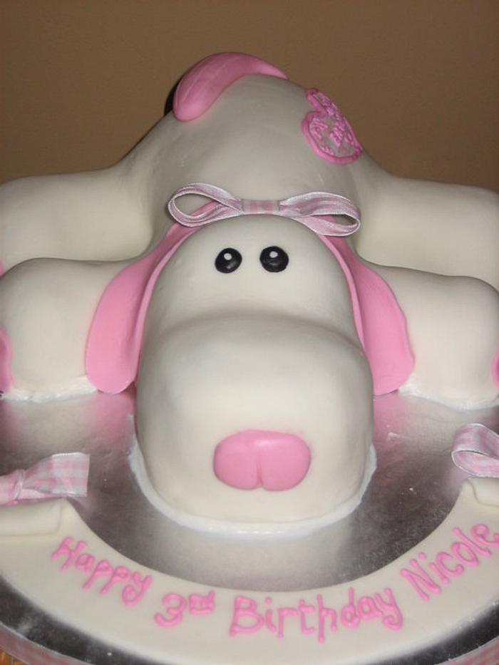 Puppy Dog Cake Birthday Cake