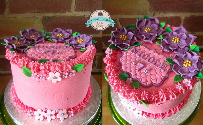 really pink cake 