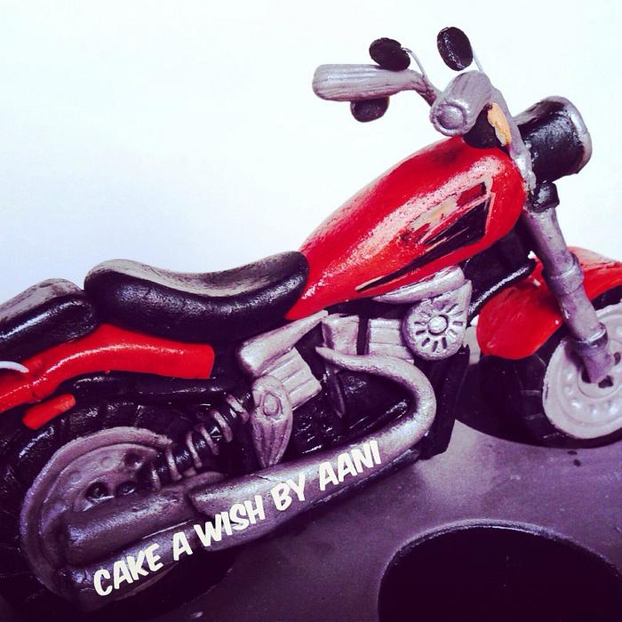 Edible Harley Davidson cake