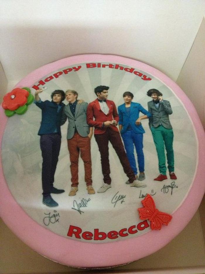 Simple One Direction Cake