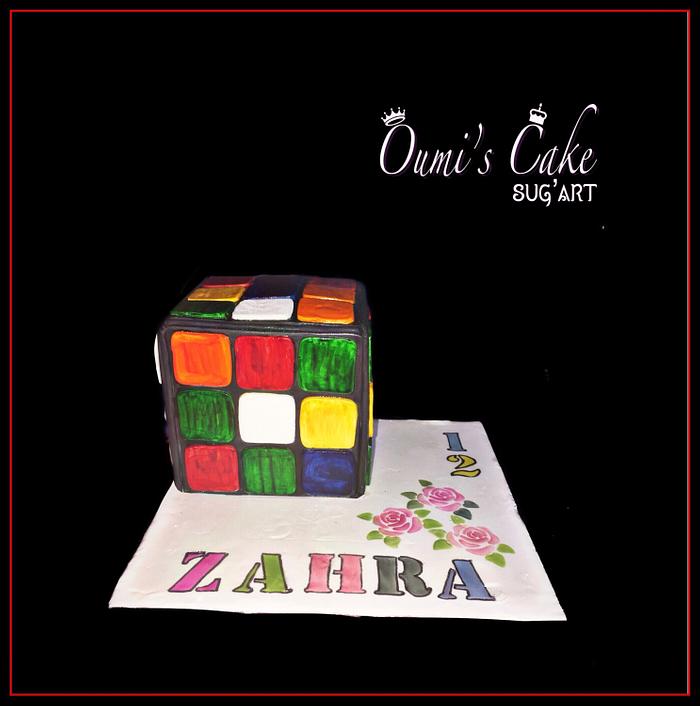 Rubik’s cube Cake