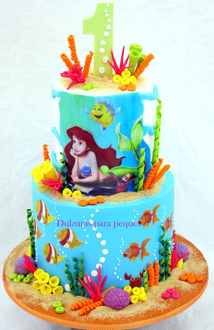 Mermaid cake - Decorated Cake by Romina Haiek - CakesDecor