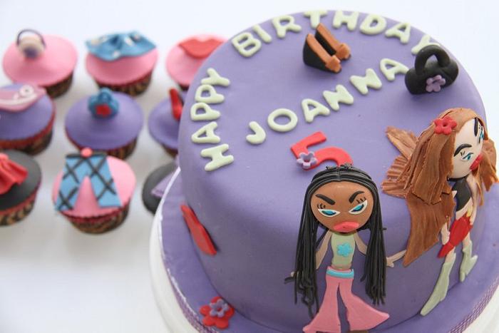 Bratz Cake & Cupcakes