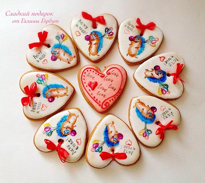 gingerbread on Valentine's Day