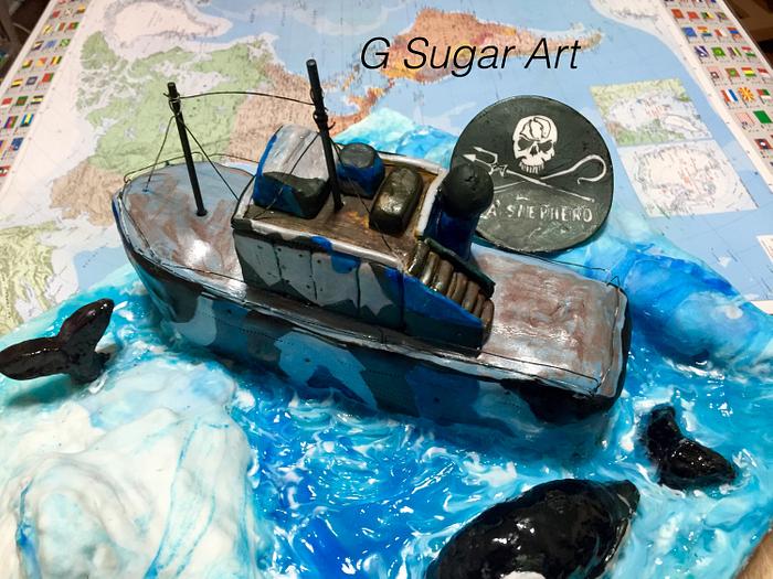 Sea Shepherd Cake 