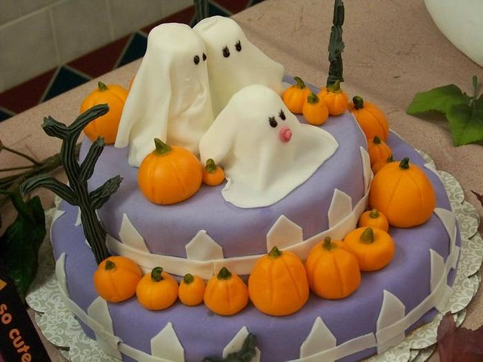 Halloween/Baby Shower cake