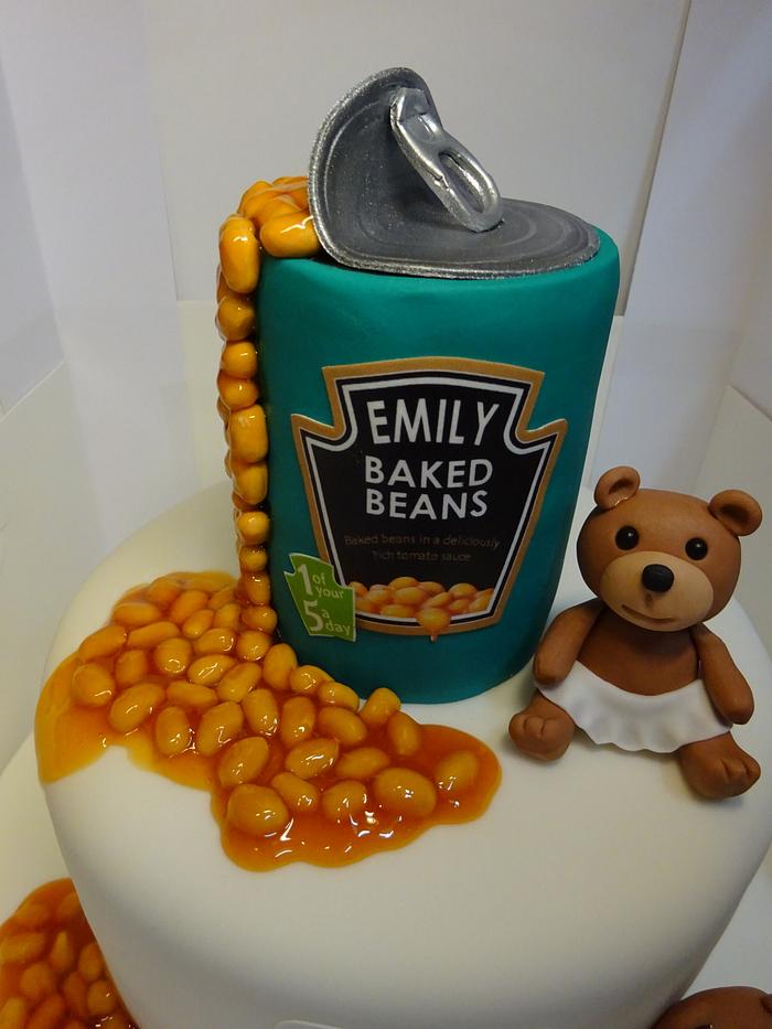 Baked Beans Cake.