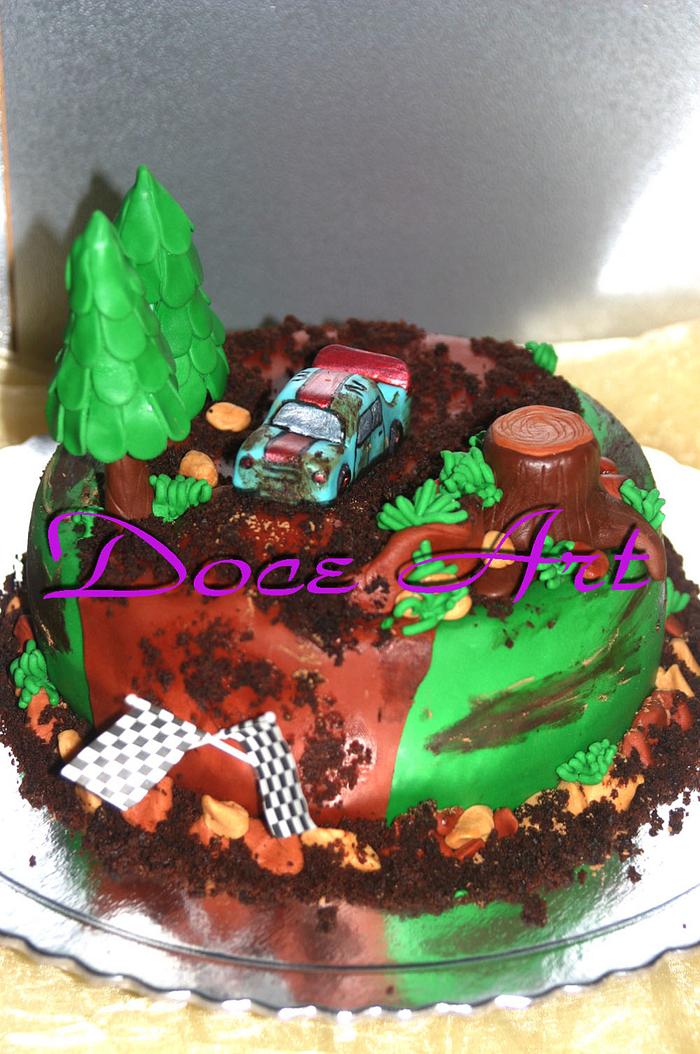 a walk on the forest cake