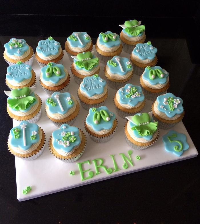 Tinker bell cupcakes