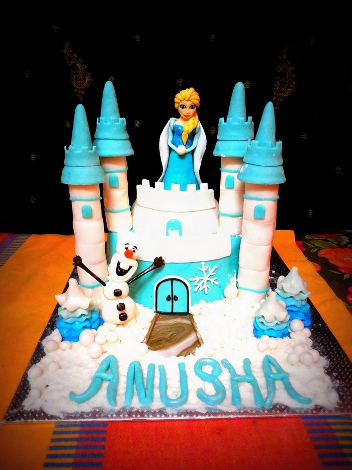 Frozen themed Cake