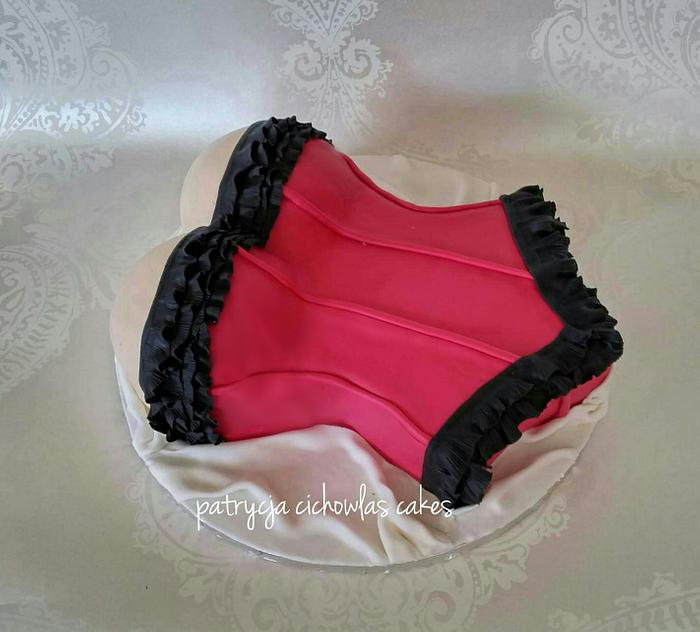 corset cake