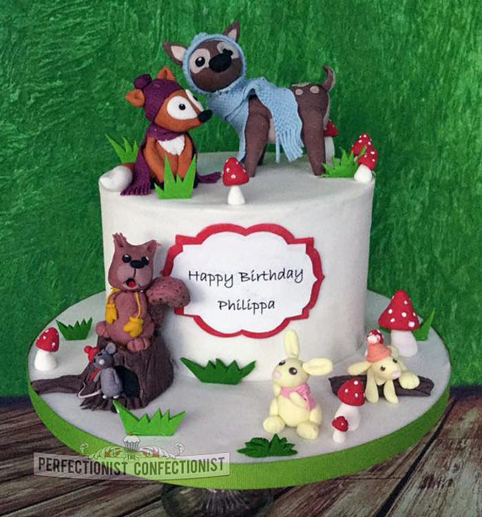 Philippa - Woodland Birthday Cake