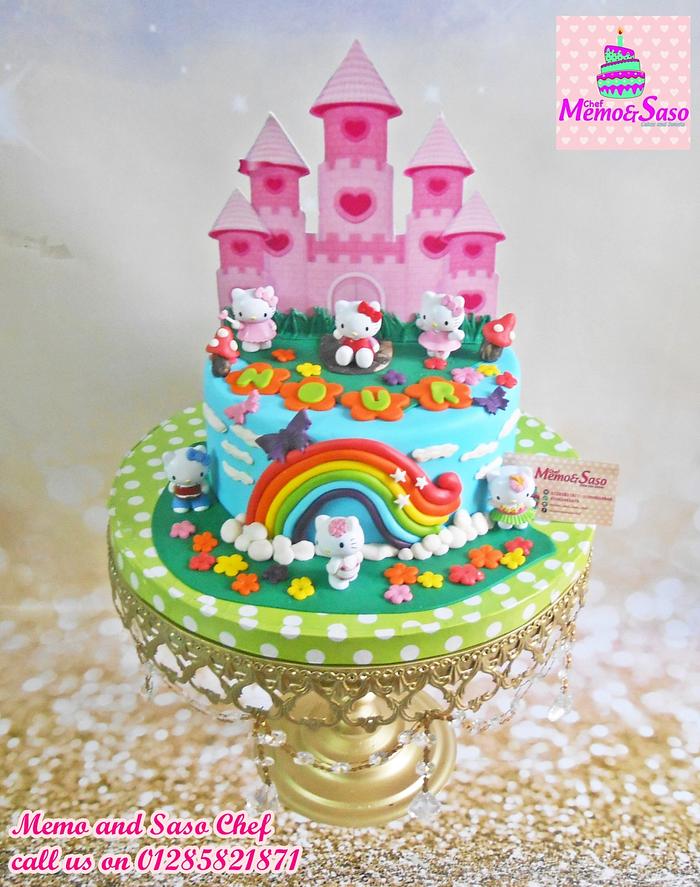 kitty palace cake 🏰