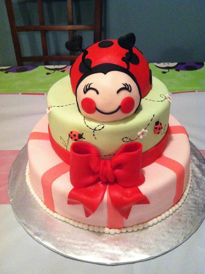 Cute Lady Bug Cake