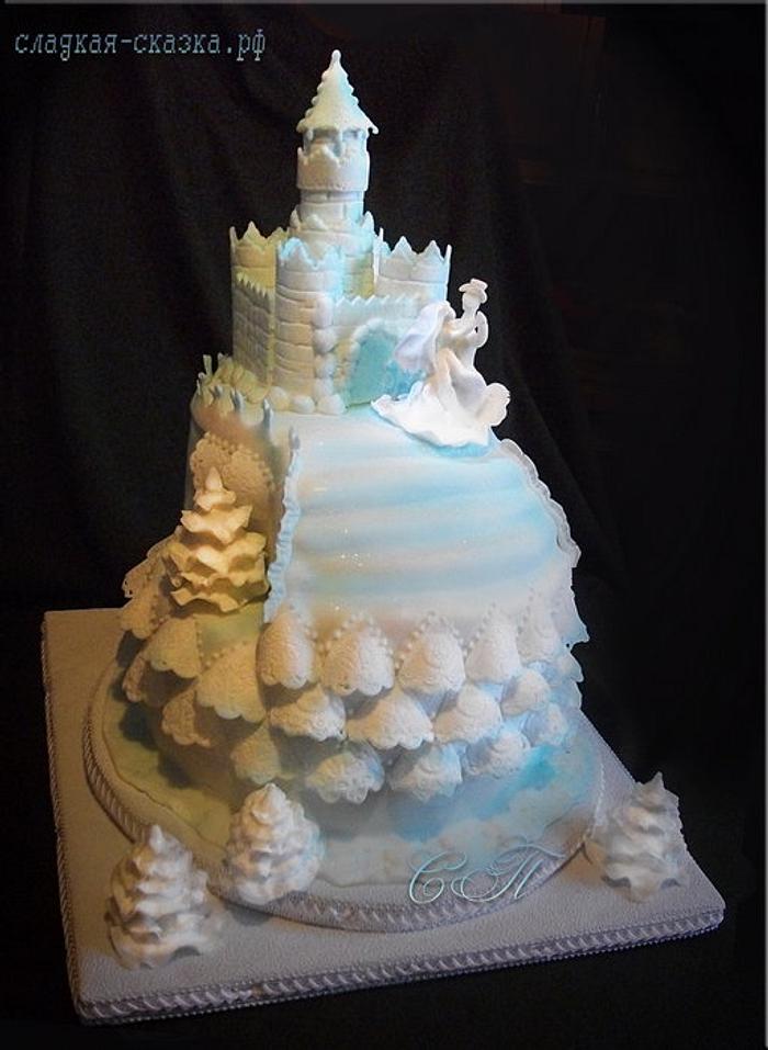 Cake "Winter Wedding"